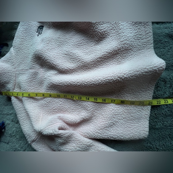 North face 1/2 zip cropped pink fleece - Picture 6 of 6